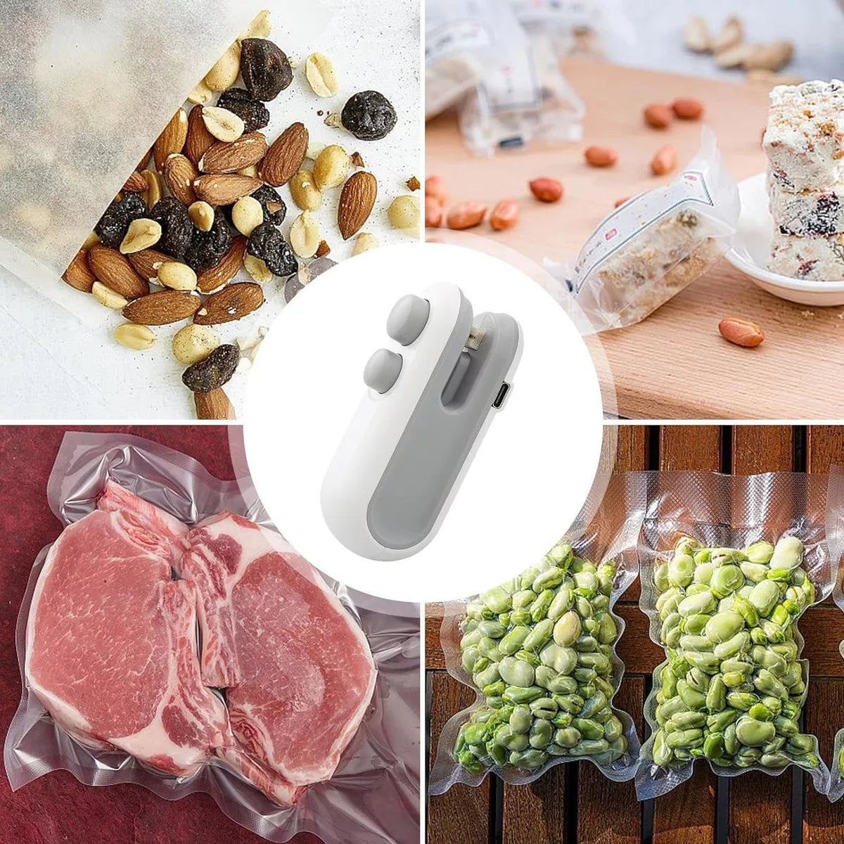 Mini Selladora De Bolsas Recargable