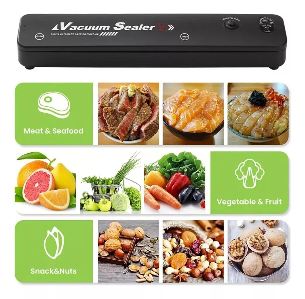 Selladora al vacio con bolsas