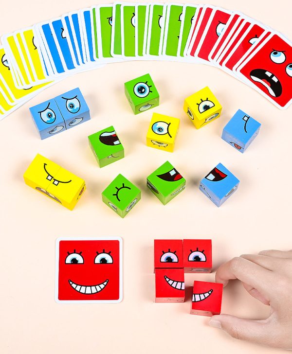 Juego Emociones Cubos