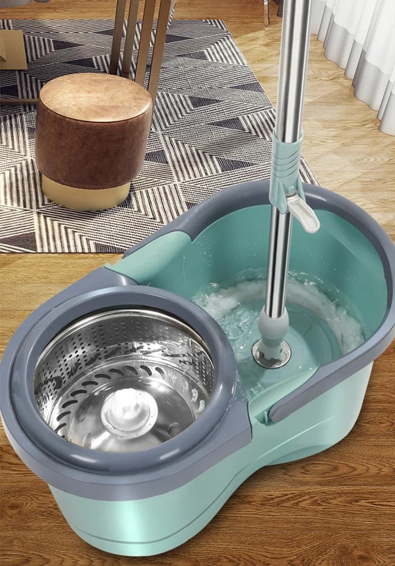 Mopa Giratoria 360° con Balde – La Revolución en la Limpieza de Tu Hogar